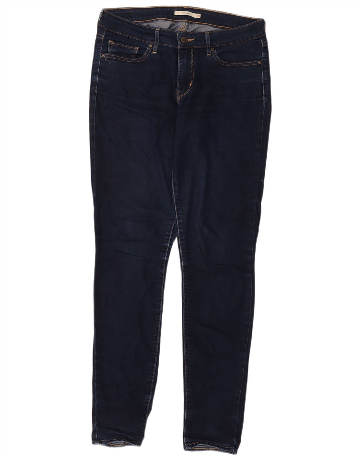 Levi's Dame 711 Skinny Jeans W29 L31 Marineblå