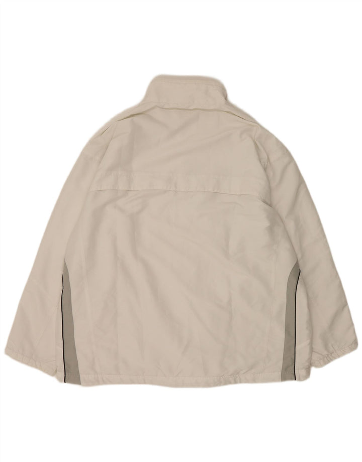 Domyos Træningsdragt til mænd Topjakke 2XL Hvid Colourblock Polyester