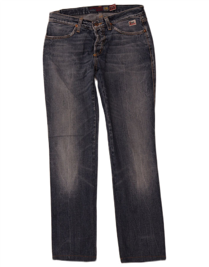 ROY ROGERS Lige jeans til kvinder W29 L30 blå bomuld