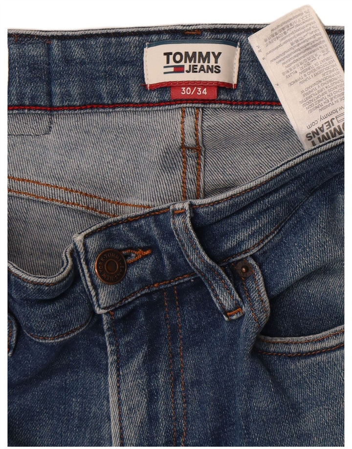 Tommy Hilfiger Herre Scanton Heritage Slim Jeans W30 L34 Blå Bomuld