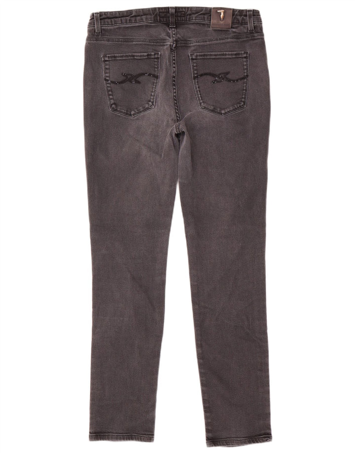 Trussardi Dame Skinny Jeans W32 L29 Grå Bomuld