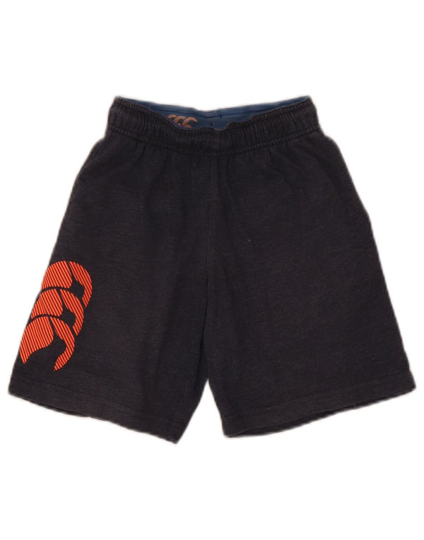 Canterbury Boys grafiske sportsshorts 7-8 år Navy Blue Flecked
