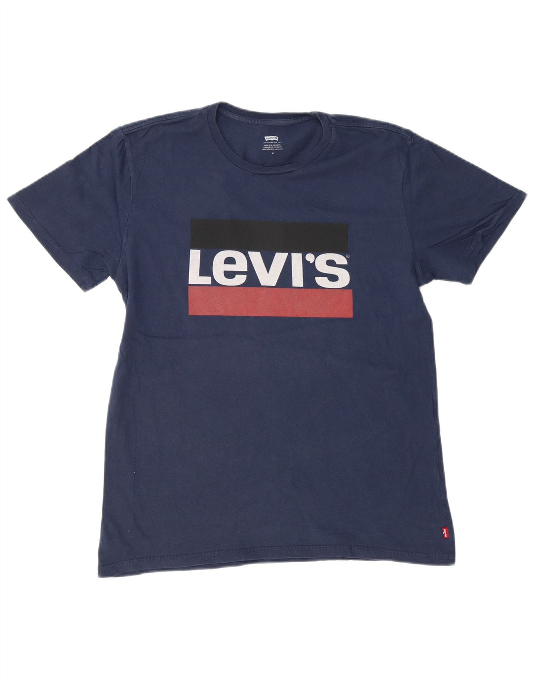 LEVI'S Herre grafisk T-shirt Top Medium Navy Blue