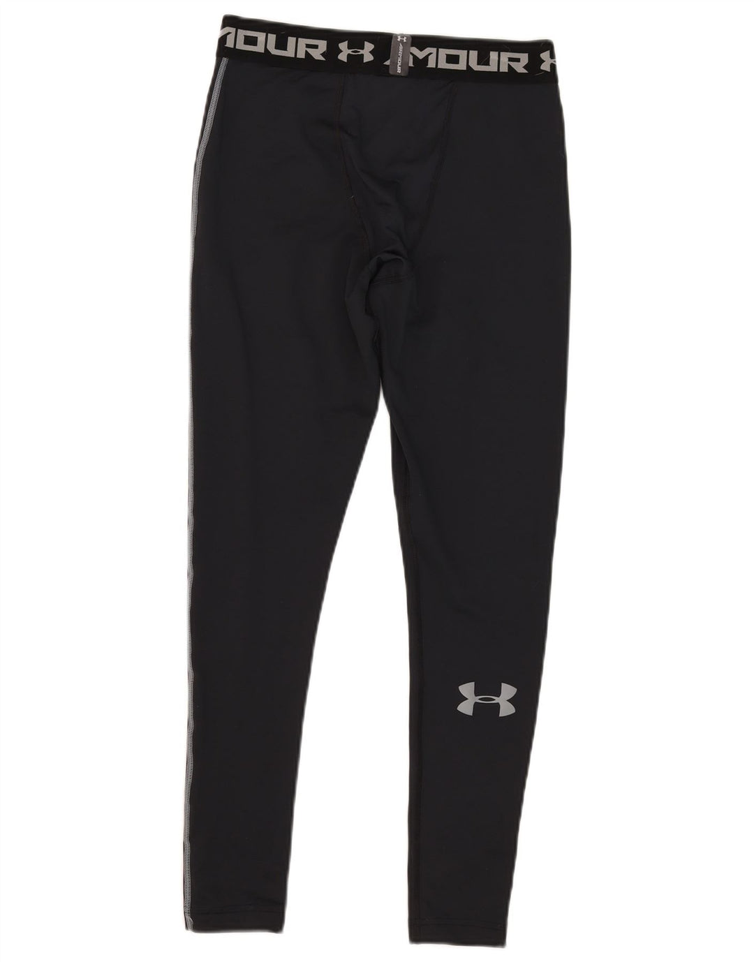 Under Armour Herre Cold Gear Grafiske Leggings Large Black Polyester