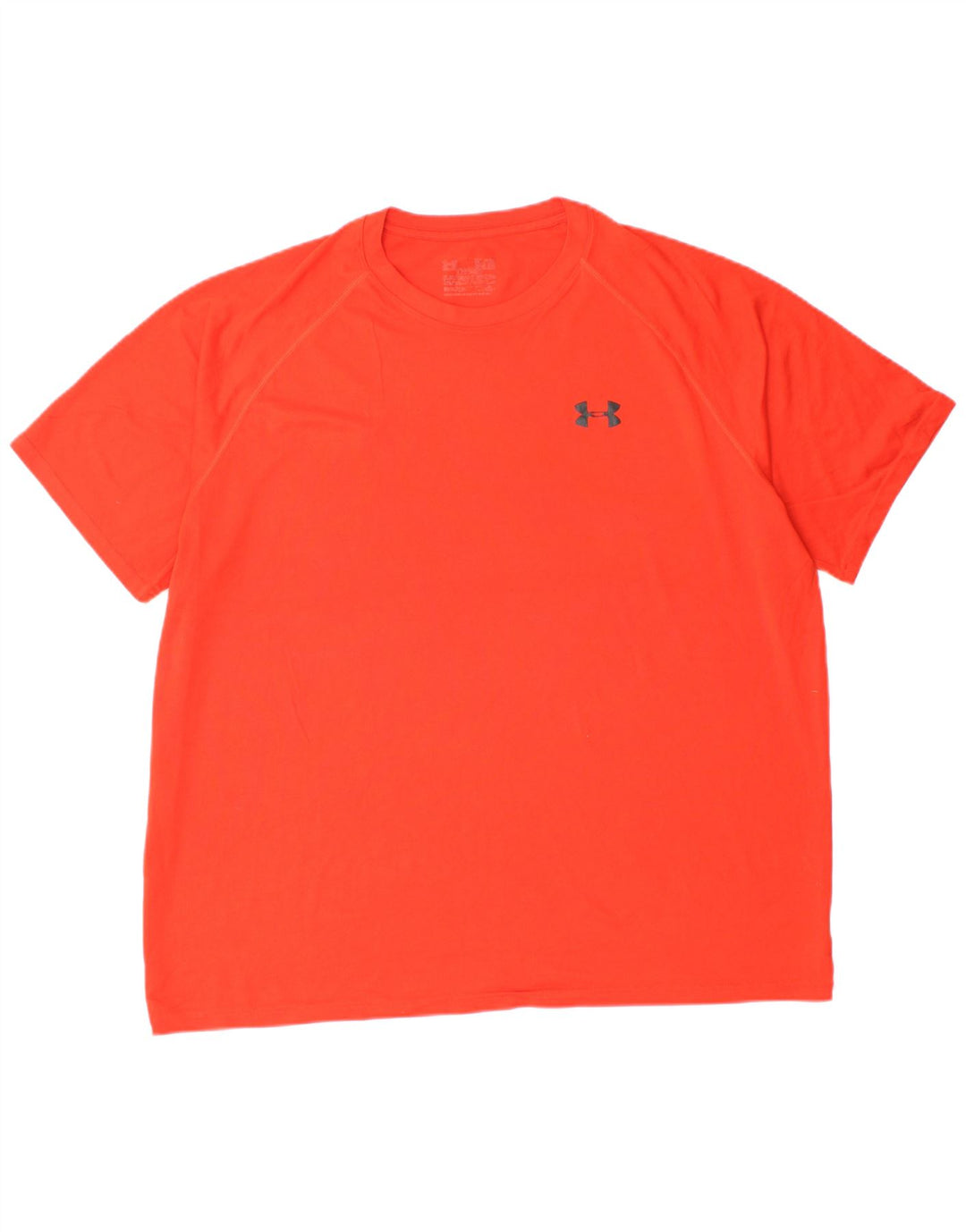 UNDER ARMOUR Herre T-Shirt Top XL Orange Polyester