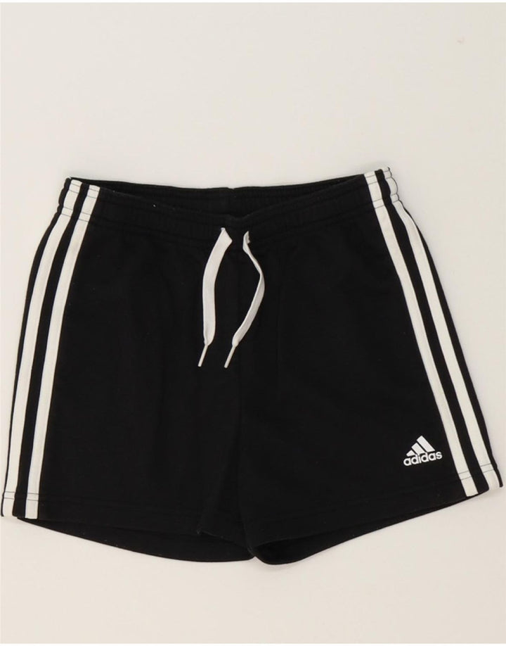 ADIDAS Boys Sport Shorts 11-12 Years Black Cotton Vintage Adidas and Second-Hand Adidas from Messina Hembry 