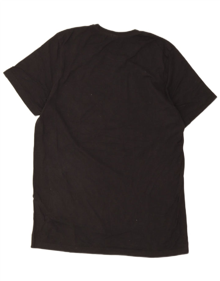 Adidas Grafisk T-shirt top til mænd, stor sort bomuld