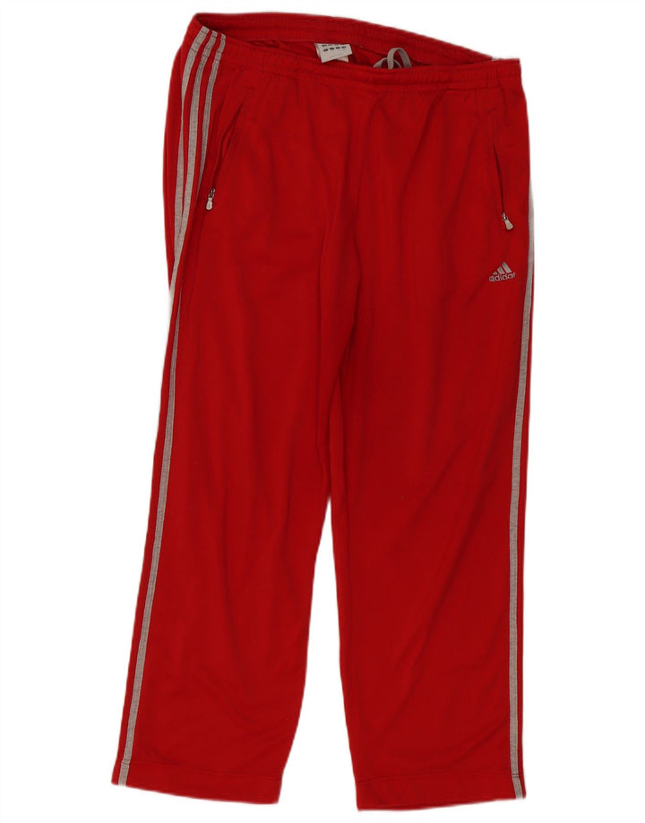 Adidas Træningsdragtsbukser til mænd UK 40/42 Medium Rød Polyester