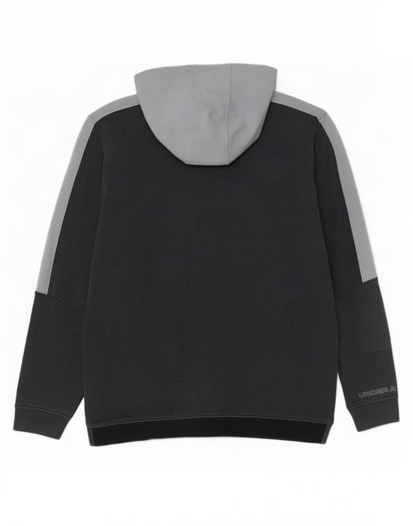 Under Armour Herre hættetrøje med lynlås Stor marineblå Colourblock Bomuld