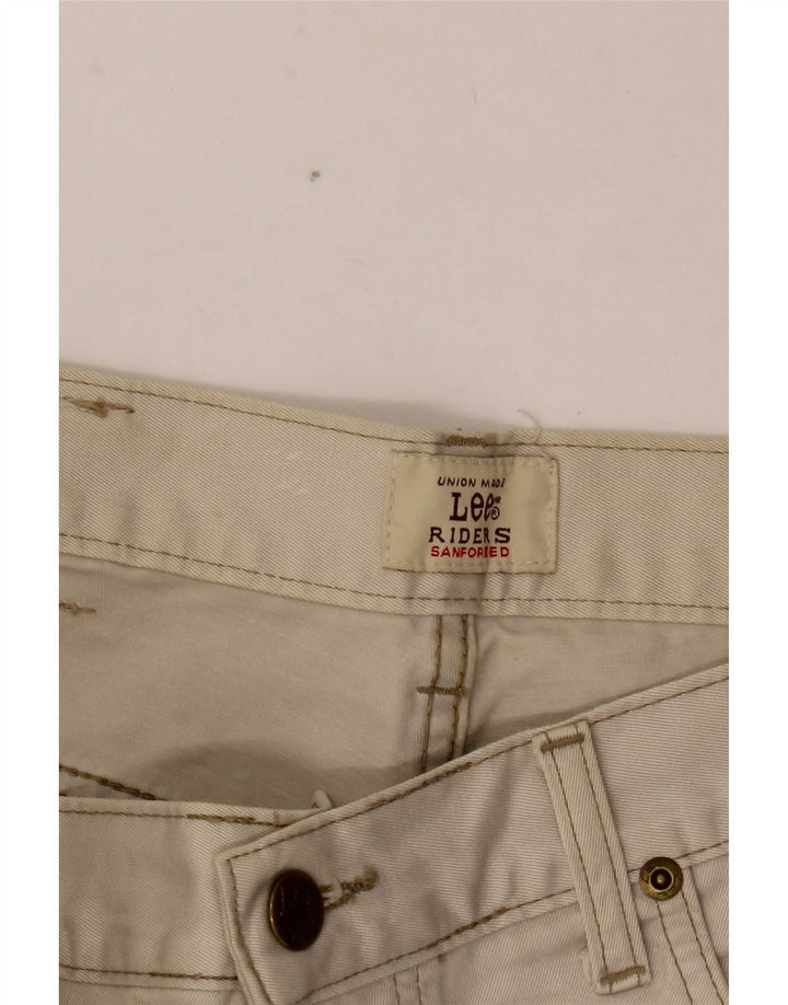 Lee Herre Chicago Straight Jeans W32 L27 Off White Bomuld