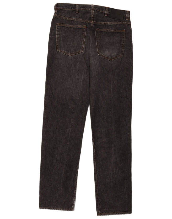 Calvin Klein Straight Jeans til mænd W32 L31 Sort bomuld