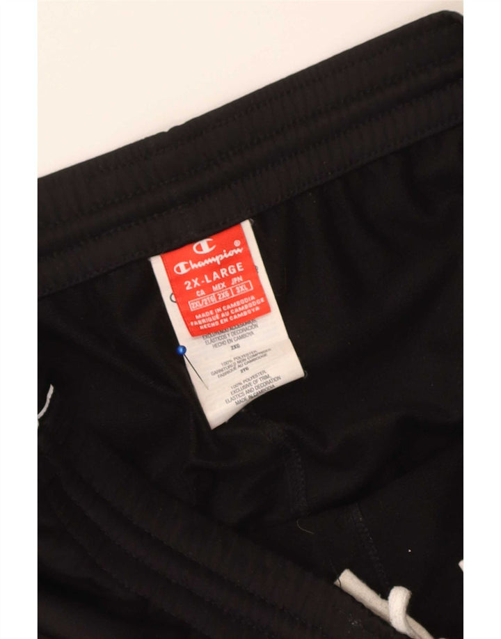 Champion Herre grafisk træningsdragt bukser 2XL sort polyester