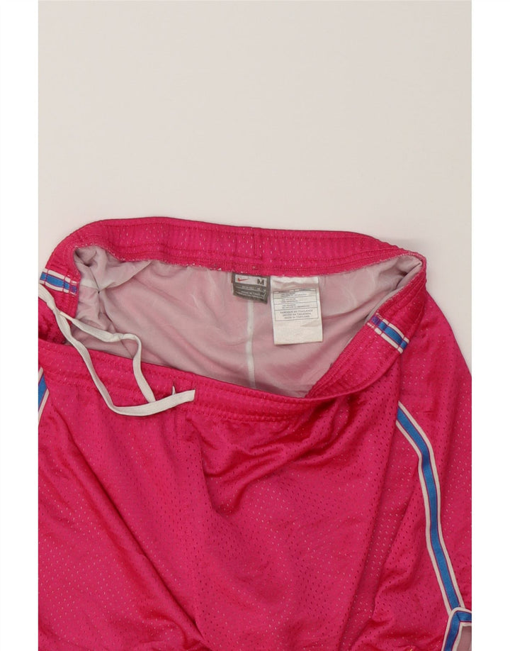 NIKE Womens Sport Shorts US 8/10 Medium  Pink Polyester Vintage Nike and Second-Hand Nike from Messina Hembry 