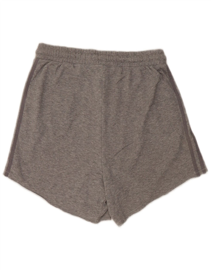 Adidas sportsshorts til kvinder UK 12/14 mellemgrå bomuld