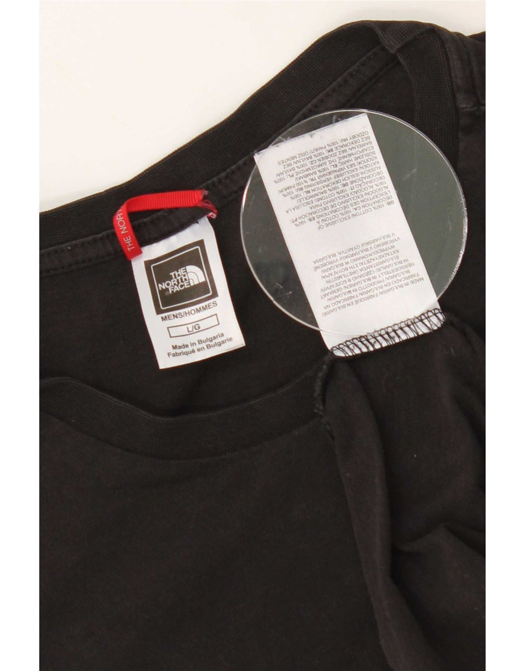 The North Face Herre T-Shirt Top Stor Sort Bomuld