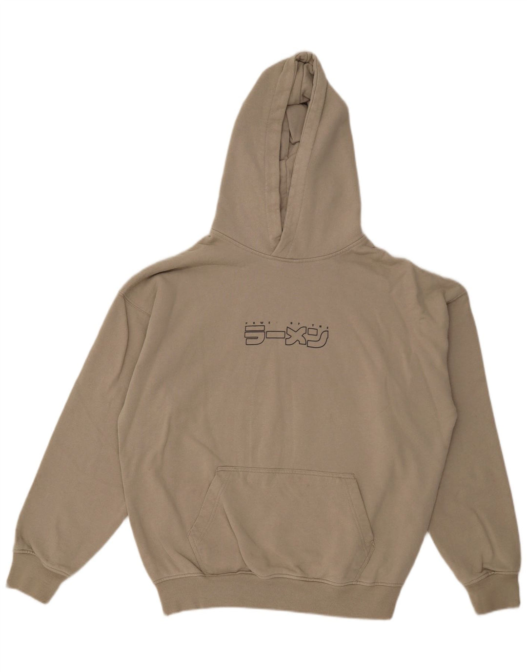 Cropp Herre Grafisk Loose Fit Hoodie Jumper Medium Beige