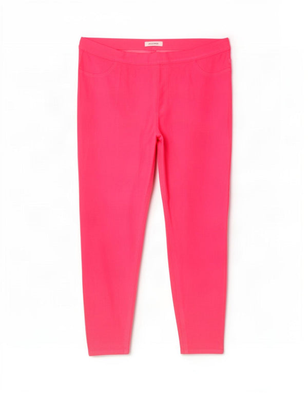 Marks & Spencer Dame Jegging Jeans UK 20 2XL W40 L28 Pink Bomuld