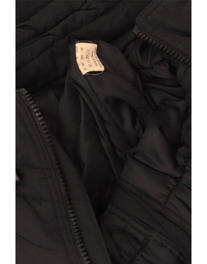 Vintage grafisk ski jumpsuit til mænd Medium Sort Colourblock Polyamid