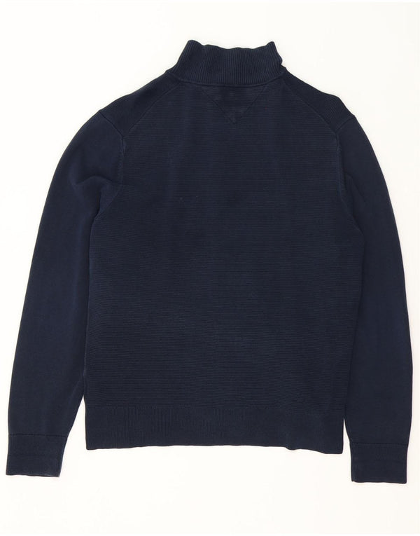 Tommy Hilfiger Herre Cardigan Sweater XL Marineblå Bomuld