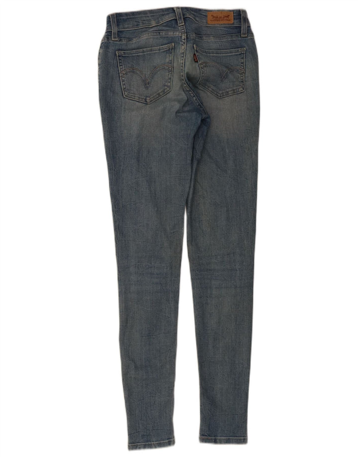 LEVI'S Dame Legging Skinny Jeans W26 L30 Blå Bomuld