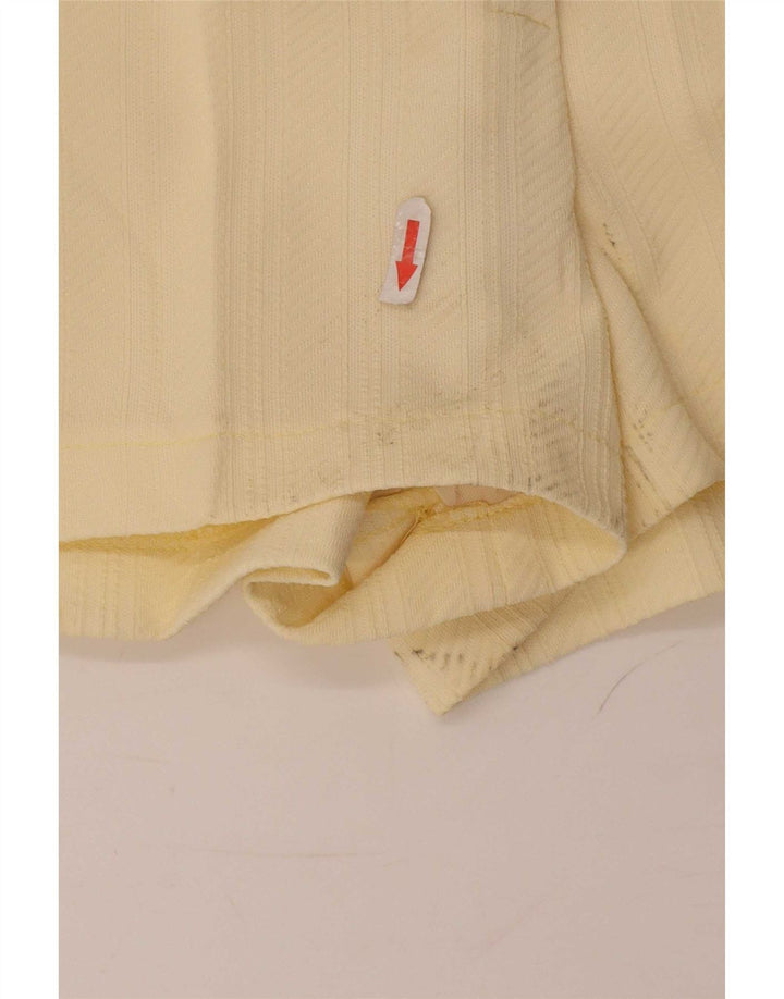 Vintage Chino Shorts til kvinder Medium W30 Gul