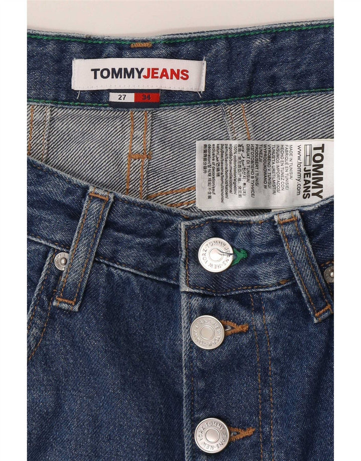 Tommy Hilfiger Dame-tilspidsede jeans W27 L29 Blå Bomuld