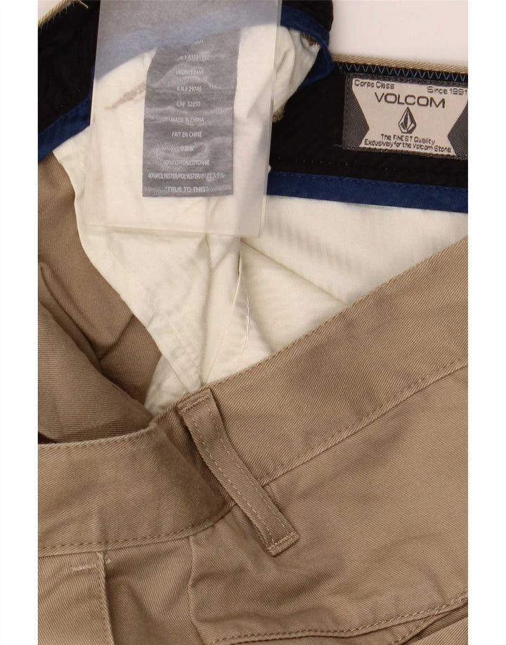 Volcom Herre Slim Chino Bukser W36 L34 Beige Bomuld
