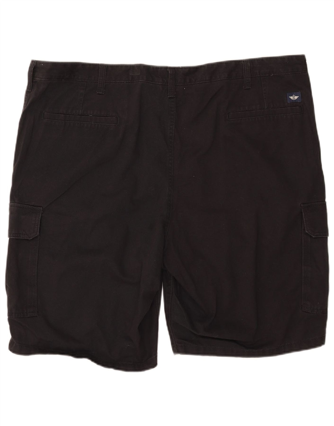 DOCKERS Herre Cargo Shorts W42 2XL Sort Bomuld