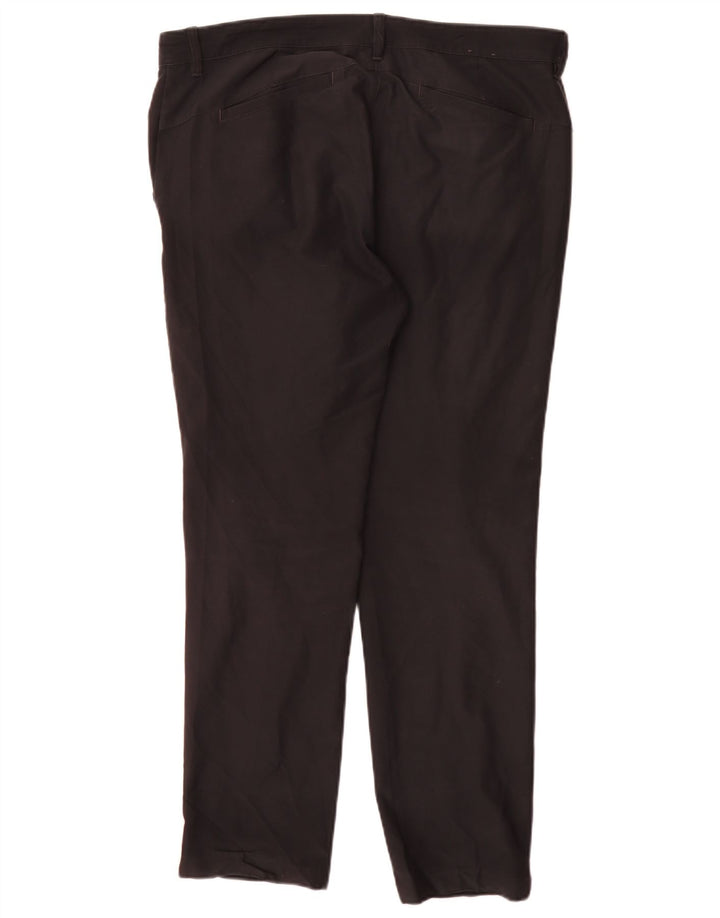 Adidas Regular Chino Bukser til kvinder W34 L30 Sort Polyester