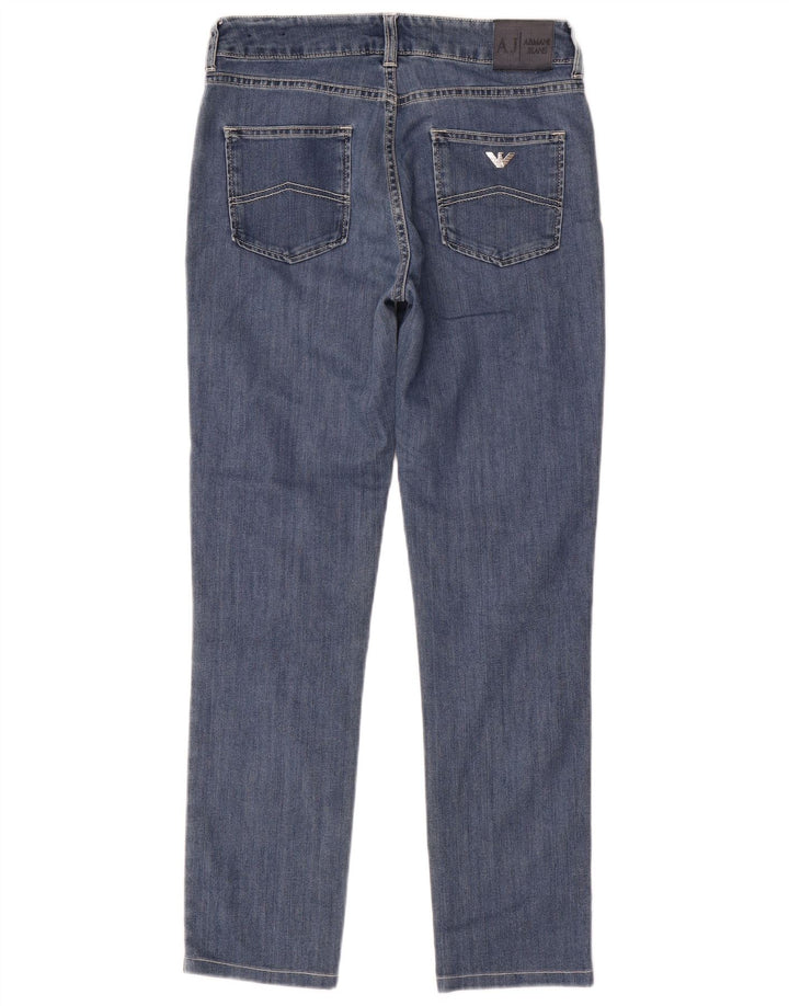 Armani Dame Slim Jeans W28 L28 Marineblå Bomuld