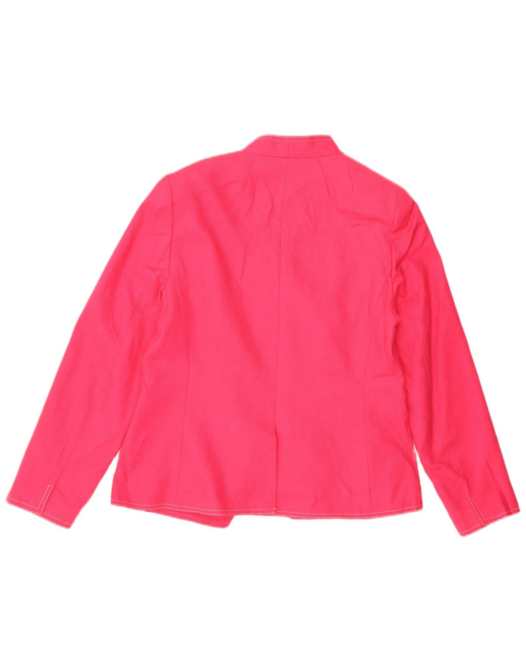 J. Crew Womens Open Blazer Jacket US 8 Medium Pink Linen
