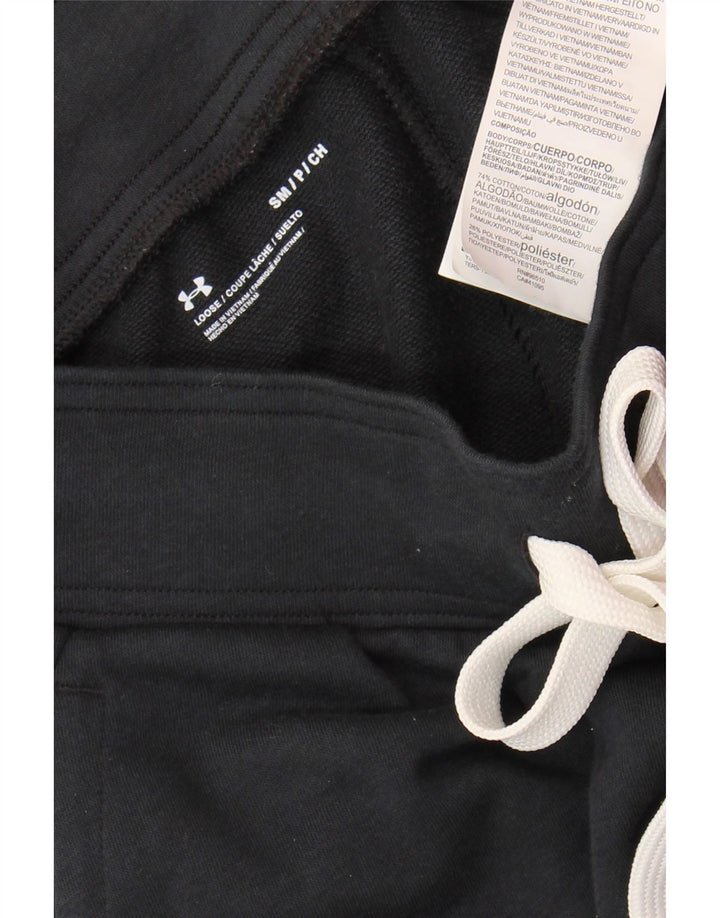 UNDER ARMOUR Træningsdragt til kvinder Joggers UK 10 Small Black Bomuld
