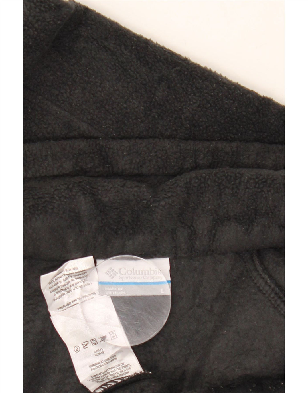 COLUMBIA Fleecejakke til kvinder UK 16 Stor sort polyester