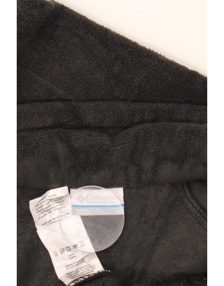 COLUMBIA Fleecejakke til kvinder UK 16 Stor sort polyester