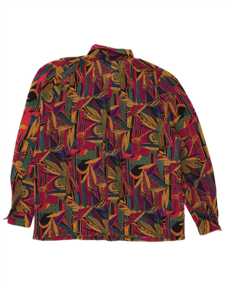 TESS Dame Oversized skjortebluse US 6 Medium Multicolored Floral
