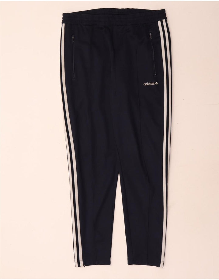 Adidas Træningsdragt bukser til mænd store marineblå polyester
