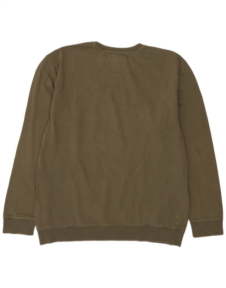 VANS Grafisk sweatshirt til mænd XL Khaki Bomuld