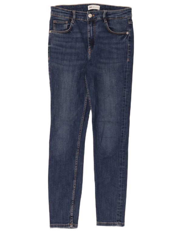 Zara Dame Skinny Jeans EU 38 Small W28 L28 Blå