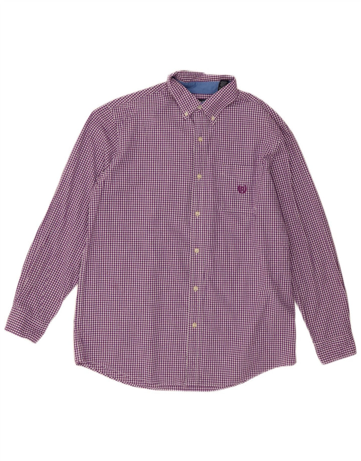 Chaps Herreskjorte Stor Lilla Gingham Bomuld