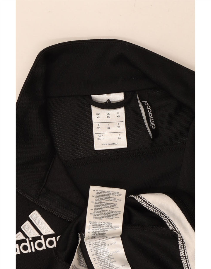 ADIDAS Mens Climacool Tracksuit Top Jacket XS Black Colourblock Polyester Vintage Adidas and Second-Hand Adidas from Messina Hembry 