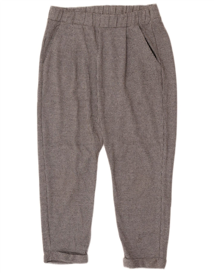 Marks & Spencer Dame Cropped Trousers UK 12 Medium W28 L24 Grå