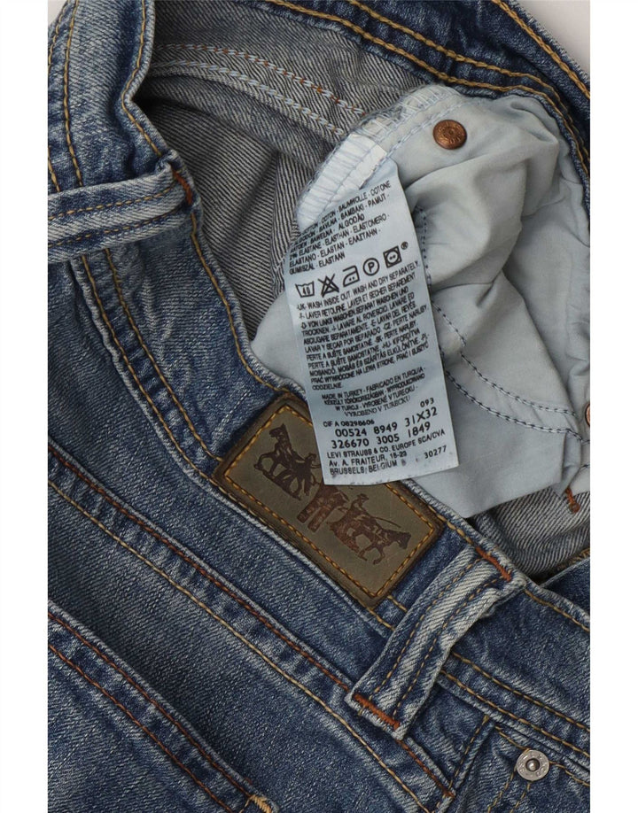 Levi's Dame Bootcut Jeans W31 L32 Blå Bomuld