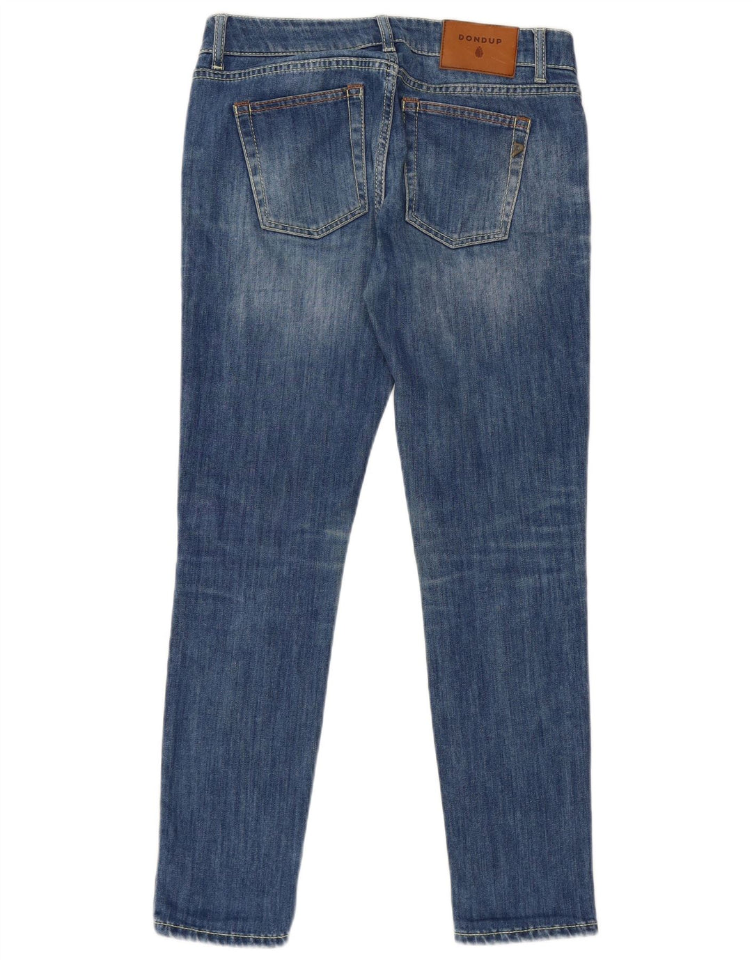 Dondup Dame Slim Jeans W28 L28 Blå Bomuld