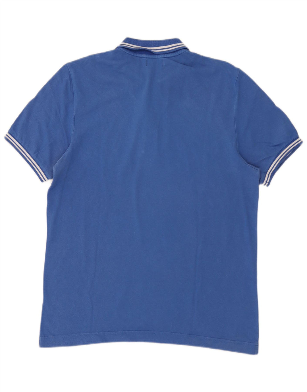Kappa herre poloshirt mellemblå stribet
