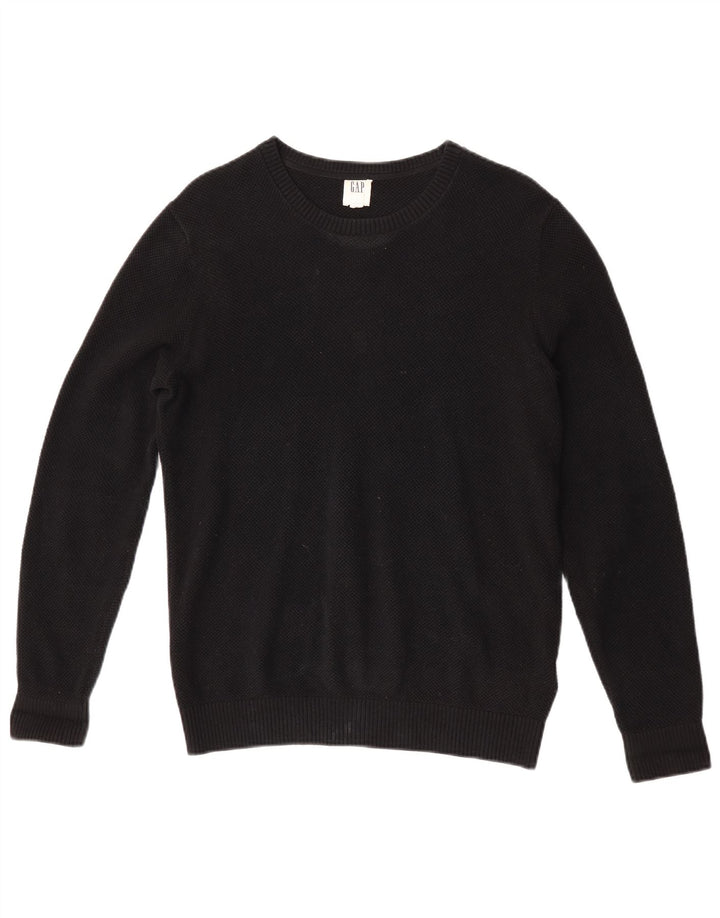 Gap herre rund hals sweater lille sort bomuld