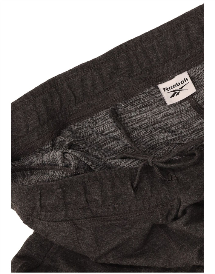 REEBOK Mens Tracksuit Trousers Joggers Large Grey