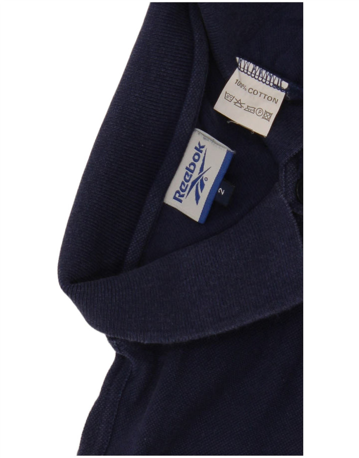 Reebok herre poloshirt Medium marineblå bomuld