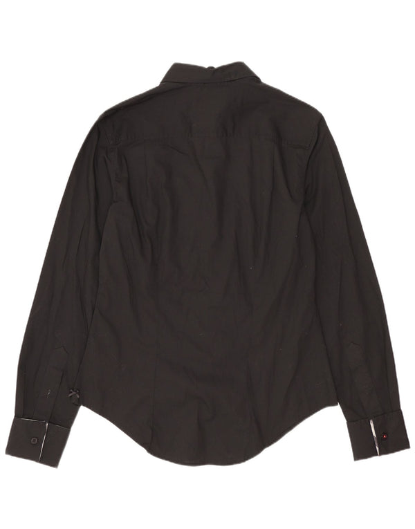 Paul Smith Dameskjorte IT 44 Medium Sort Bomuld