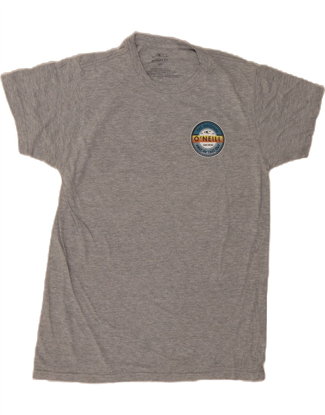 O'NEILL Mens Modern Fit Graphic T-Shirt Top Small Grey Cotton Vintage O'Neill and Second-Hand O'Neill from Messina Hembry 