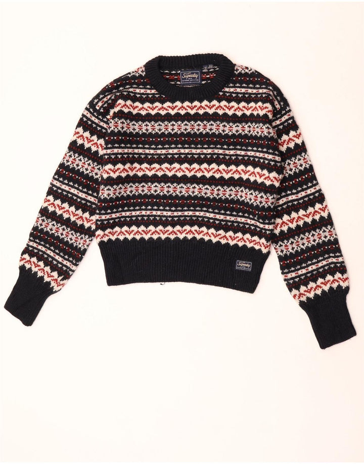 Superdry Dametrøje med rund hals DK 14 Stor Flerfarvet